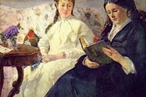 Portrait de Mme Morisot et de sa fille Mme Pontillon ou La lecture
