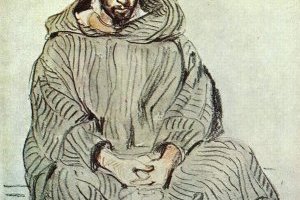 Étude d'arabe assis