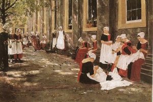 Dans l'orphelinat, Amsterdam