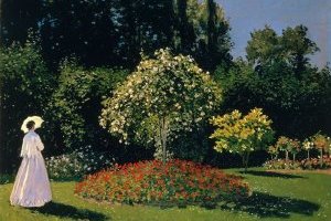 Femme au jardin
