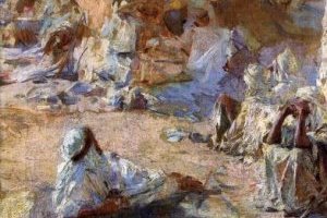 Etude d'Arabes au soleil