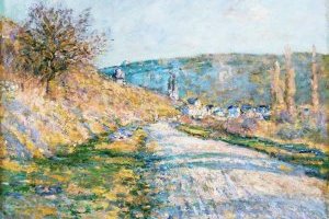 La route à Vétheuil