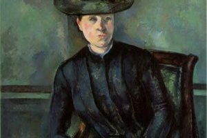 Femme au chapeau vert 