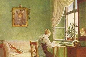 Brodeuse à la fenêtre