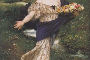 Flora répandant des fleurs