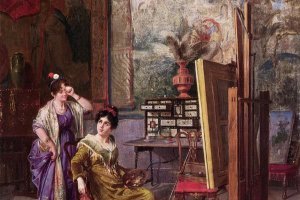 Dans l'atelier de l'artiste