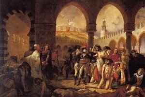 Bonaparte visitant les pestiférés de Jaffa (le 11 mars 1799)