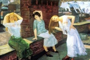 Dimanche, les femmes font sécher leurs cheveux