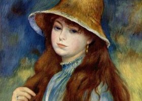 Jeune fille au chapeau de paille Jeune fille au chapeau de paille